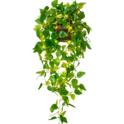 Lighted Wall Hanging Flower Cascade - Cottagecore