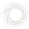 Lighted Winter Birch Branch Wreath 24"