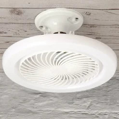 Light Socket Ceiling Fan With LED Light And Remote For Indoor Use