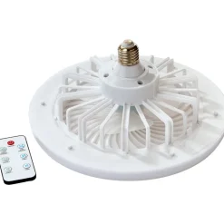 Light Socket Ceiling Fan With LED Light And Remote For Indoor Use