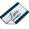 Live Simply Bathroom Rug