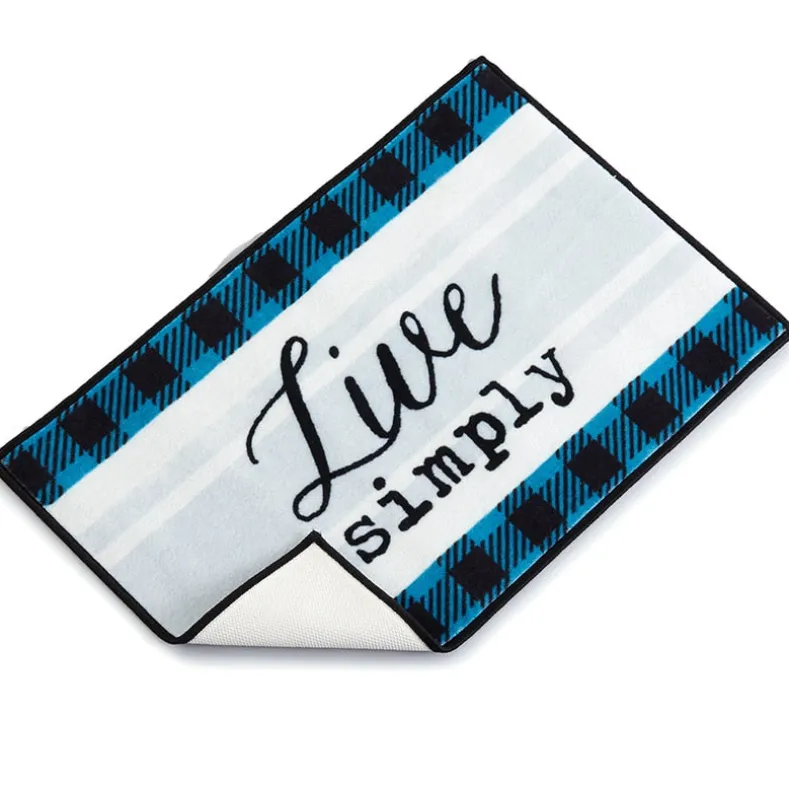 Live Simply Bathroom Rug