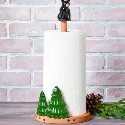 Lodge Kitchen Decor - Sponge Holder, Paper Towel Holder, Salt & Pepper
