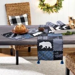 Lodge Table Runner or Set of 4 Placemats