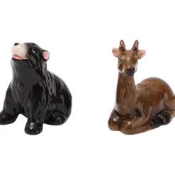 Lodge Wilderness Bear and Deer Salt and Pepper Shakers