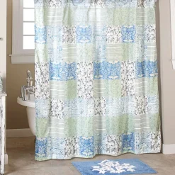 Madeleine Bathroom Rug, Hand Towels or Shower Hooks Set of 12