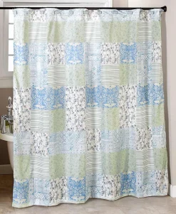 Madeleine Bathroom Rug, Hand Towels or Shower Hooks Set of 12