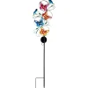 Magical Butterfly And Bird Solar Garden Stake