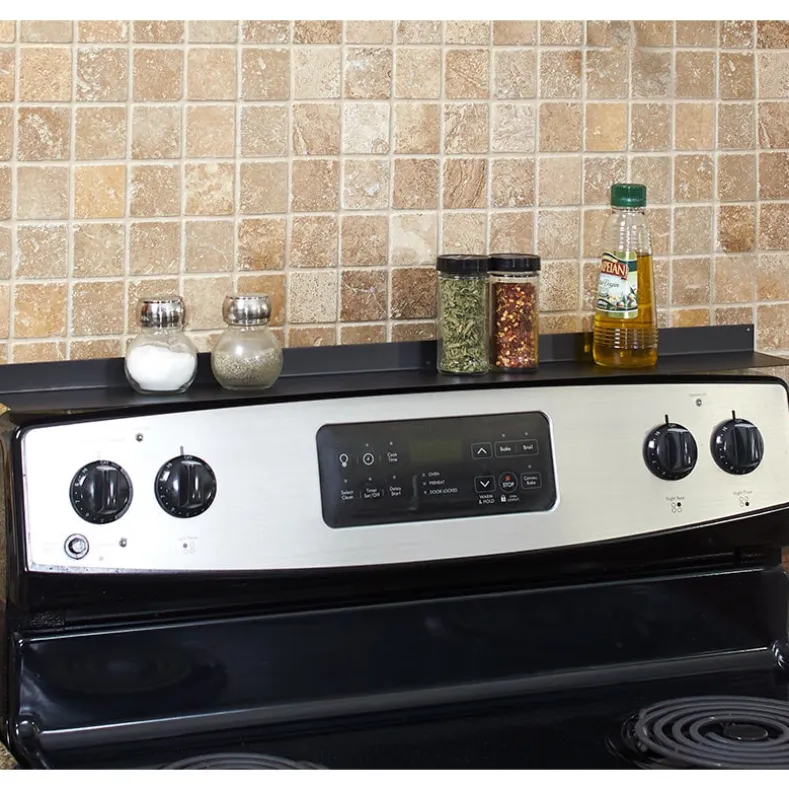 Magnetic Kitchen Stovetop Shelf Organizer - 30"L - Zero Installation