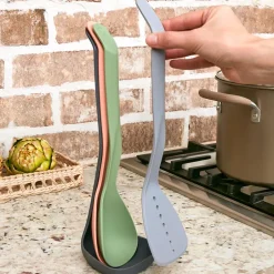 Magnetic Kitchen Utensil Set - Ladle, Spoon, Spatula