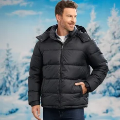 Men's Black Puffer Jacket