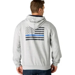 Men's Buckhorn River American Flag Hoodie