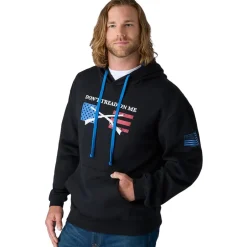 Men's Buckhorn River American Flag Hoodie
