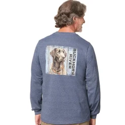 Men's Buckhorn River Americana Long Sleeve Graphic T-Shirt