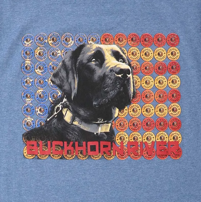 Men's Buckhorn River Americana Long Sleeve Graphic T-Shirt