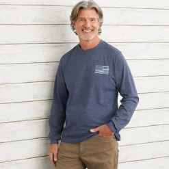 Men's Buckhorn River Americana Long Sleeve Graphic T-Shirt