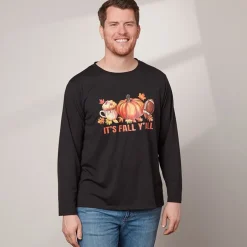 Men's Fall Long Sleeve T-Shirt