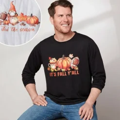 Men's Fall Long Sleeve T-Shirt
