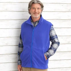 Men's Fleece Zip-Up Vest