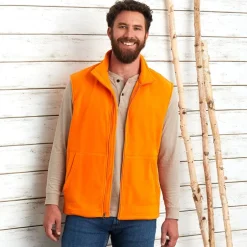 Men's Fleece Zip-Up Vest