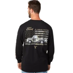 Men's Ford Car Long Sleeve Graphic T-Shirt