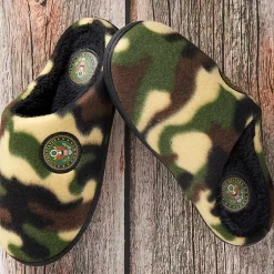 Men's Plush US Army Camo Slippers
