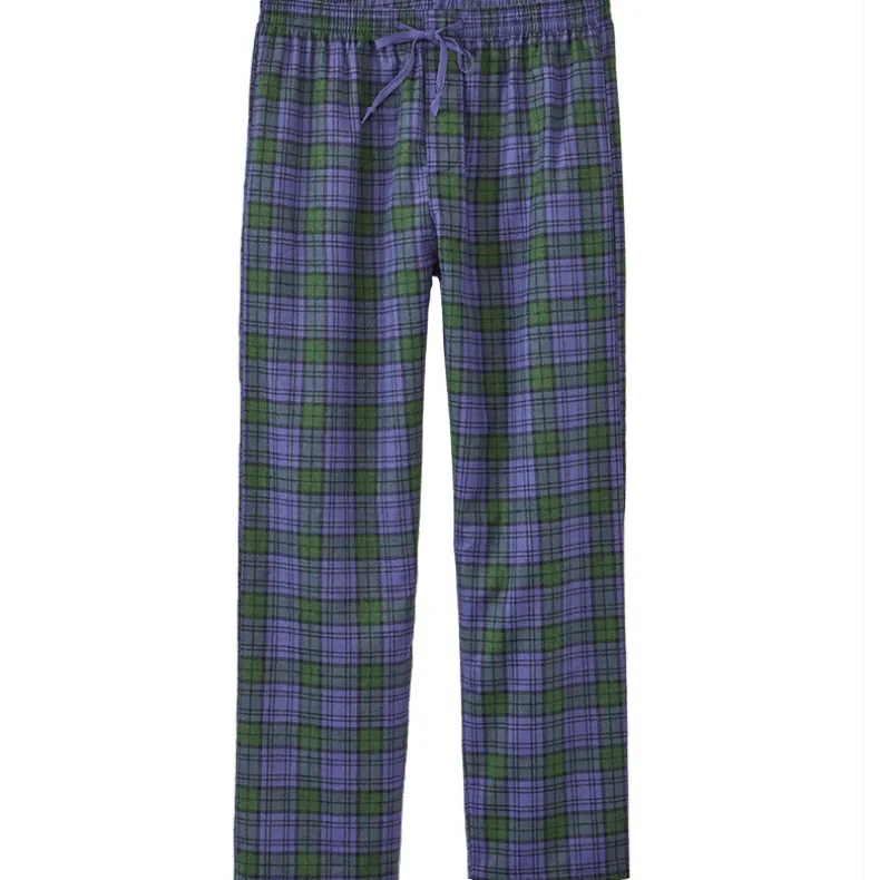 Men's Set of 3 Plaid Flannel Pants