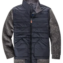 Men's Sweater Fleece Puffer Jacket