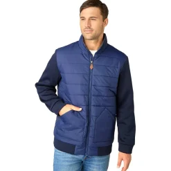 Men's Sweater Fleece Puffer Jacket
