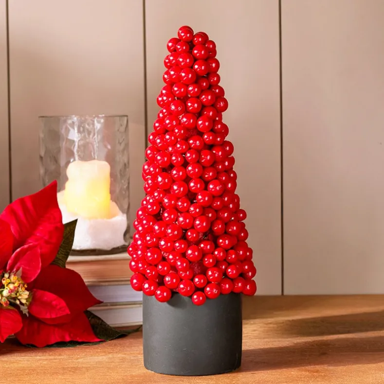 Merry Berry Tabletop Christmas Tree 12"