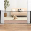 Mesh Screen Pet Gate For Doorway Stairwell Lightweight Portable