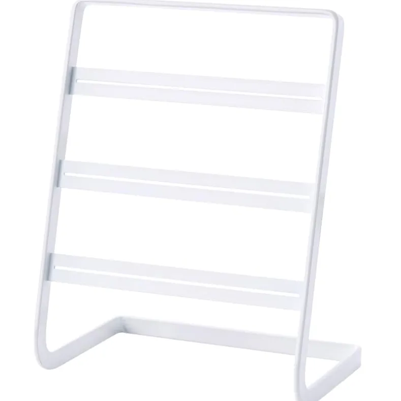 Metal Earring Holder Black or White