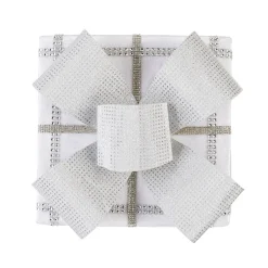 Metallic White Christmas Present Decor