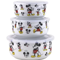 Mickey Mouse Pyrex Food Storage Containers - Set of 3