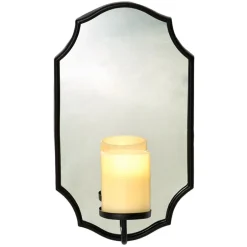 Mirror Wall Sconce With LED Candle