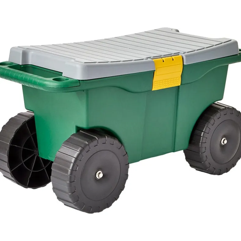 Mobile Garden Cart with Tool Storage and Tray