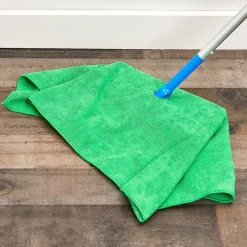 Mop Cape Microfiber, Attach To Any Pole Handle Cleaner Set Of 2
