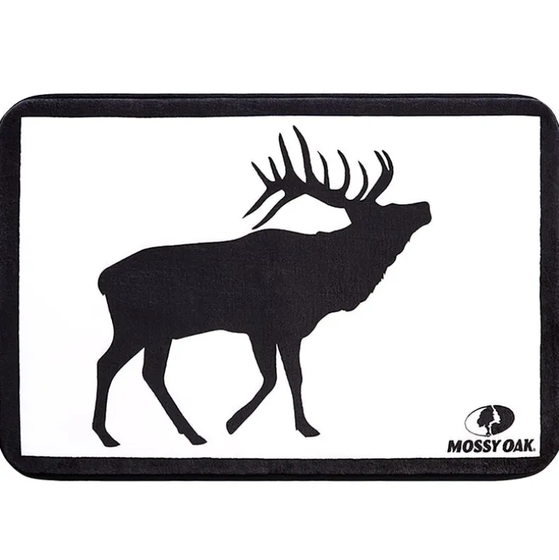 Mossy Oak Buffalo Logo Shower Curtain, Rug, Hand Towels, Valance, Hooks