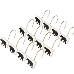 Mossy Oak Buffalo Logo Shower Curtain, Rug, Hand Towels, Valance, Hooks