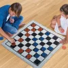 Mossy Oak Checkers and Tic-Tac-Toe Rug - Dual-Sided Game Board
