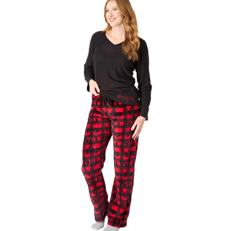 Mossy Oak Fleece Women's Pajama Set 2 Piece