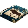 Mossy Oak Never Stop Exploring 50" x 60" Fleece Plush Throw