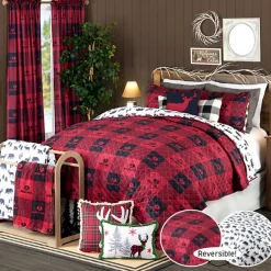 Mossy Oak Red Buffalo Logo Sham or Pillow