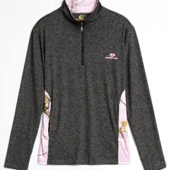 Mossy Oak Women's Quarter Zip Pullover