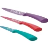 Multicolored Kitchen Knife Set - 3-Pc.