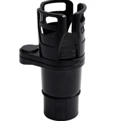 Multifunctional Adjustable Car Cup Holder for Dual Cups and Snacks