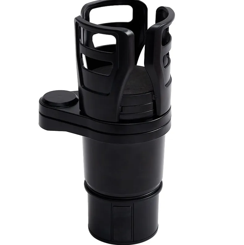 Multifunctional Adjustable Car Cup Holder for Dual Cups and Snacks