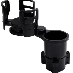 Multifunctional Adjustable Car Cup Holder for Dual Cups and Snacks