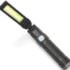 Multifunctional 3-In-1 LED COB Flashlight - Magnetic, USB Rechargeable