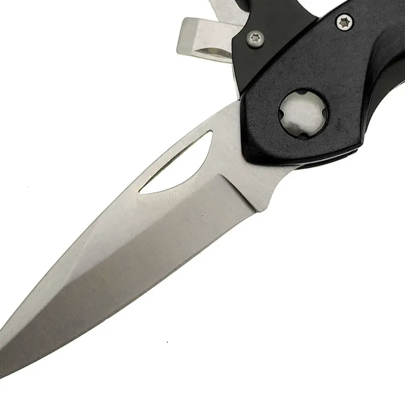 Multifunctional Outdoor Emergency Knife, Stainless Steel Blade